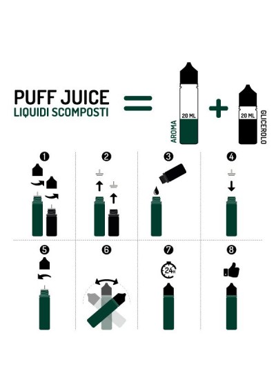 Puff Juice - Aroma Amnesia Haze + Glicerolo - CBD 1000mg - 40ml