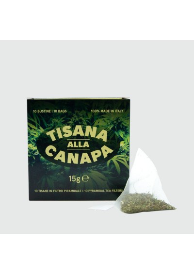 Tisana alla Canapa - 10 bustine a Piramide - CBWeed