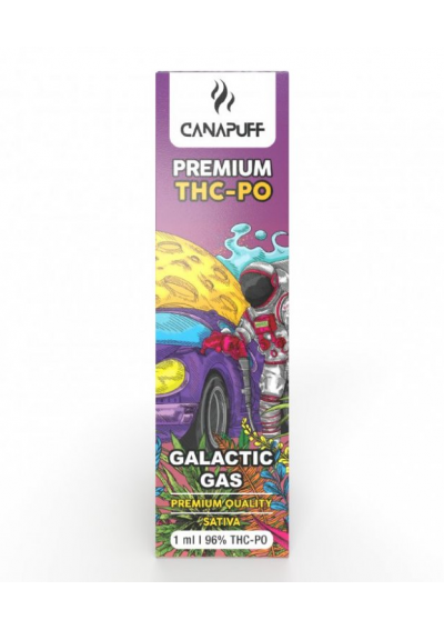 THC-PO Vape Device 96% - Galactic Gas, 1ml, Disposable, up to 600 puffs - Canapuff