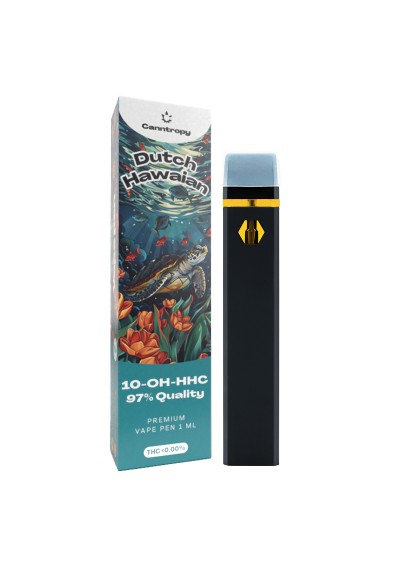 OH-10-HHC Dispositivo Usa e Getta 97% - Dutch Hawaiian, 1ml, fino a 500 puffs - Canntropy