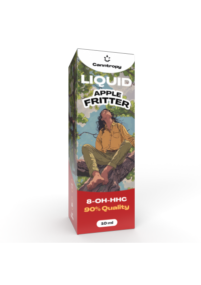 8-OH-HHC Liquido Svapo - Frittella di Mele 90%, 1500mg 8-OH-HHC, 10ml - Canapuff