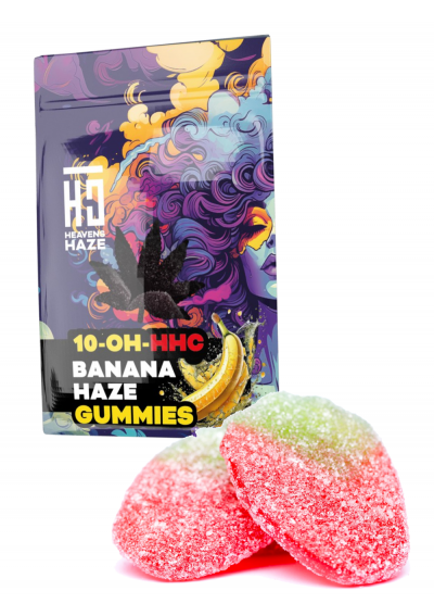 10-OH-HHC Gommose - Banana Haze, 3 pz, 14 g- Heavens Haze