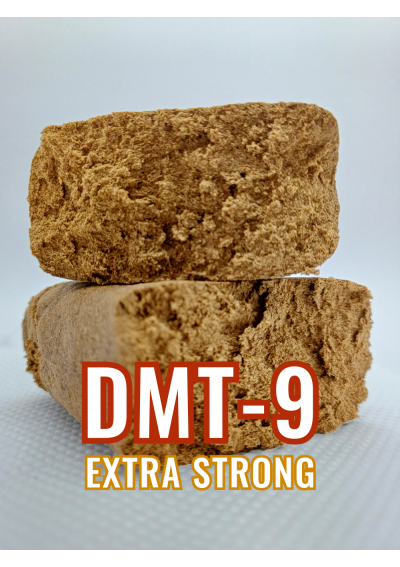 DMT-9 Hash, L.A. Gold Mousse DMT9 - Extra Strong, Dry-Mousse, Sparkling, Compact - Naturally Extracted Hashish