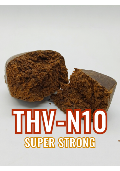 THV-N10 Hash, Gorilla Kush THV-N10 Super Strong, Asciutto, Morbido, Compatto - Hashish Estratto Naturalmente