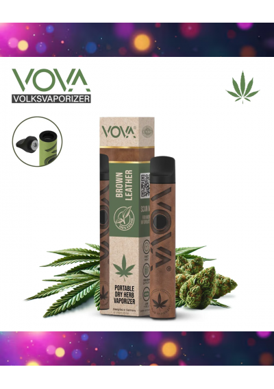 Portable Herb Vaporizer - VOVA Volks - Brown