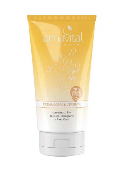 Amavital Crema Corpo con Estratti Bio di Miele 200 mL - Amavital