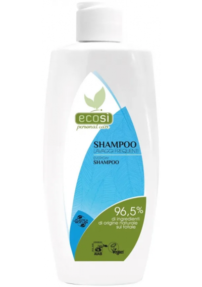 Ecosi Shampoo Lavaggio Frequente con Acqua Biologica - Shampoo, 250 mL - Ecosi