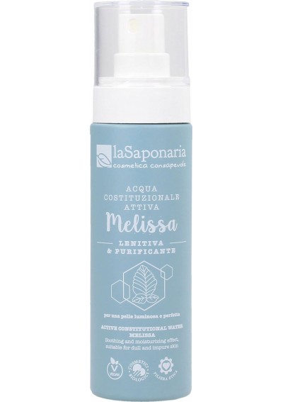 La Saponaria Acqua Attiva Melissa - Tonico Viso, 150 mL - La Saponaria