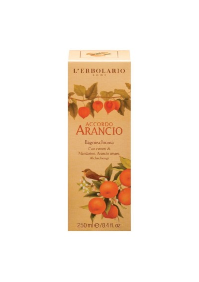 L'Erbolario Bagnoschiuma Accordo Arancio - Bagnoschiuma, 250 mL - L'Erbolario