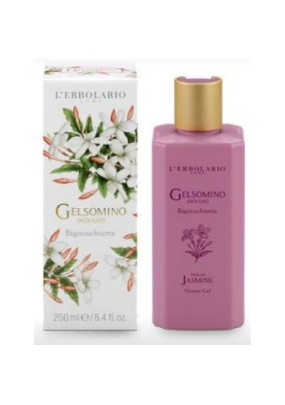 L'Erbolario Bagnoschiuma Gelsomino Indiano - Bagnoschiuma, 250 mL - L'Erbolario