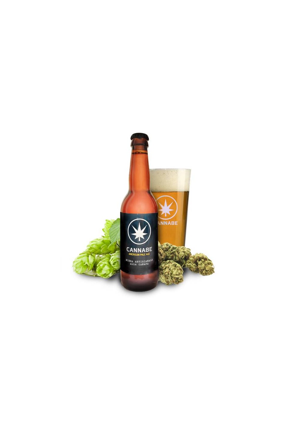 American Pale Ale 6,2% - Birra artigianale 330ml - CannaBe Alimentare